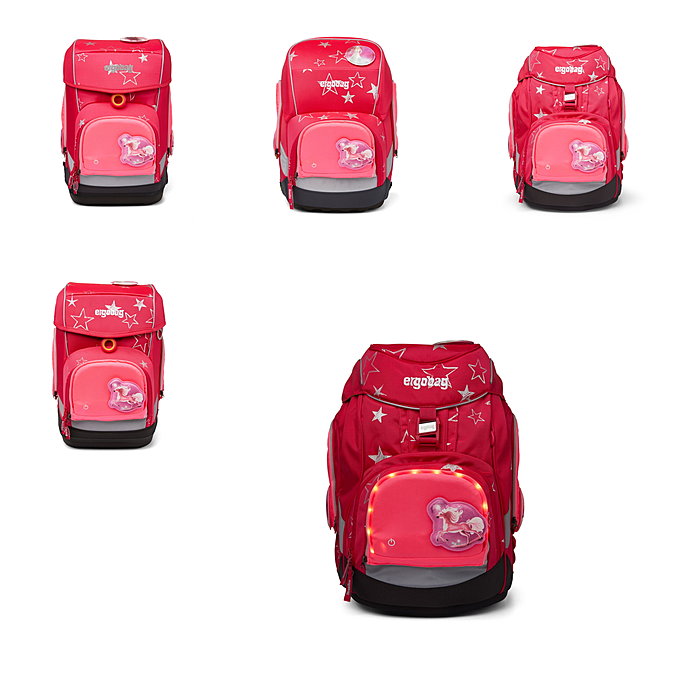 Ergobag LED Zip Set pink, pack, cubo, cubo light Bild 2