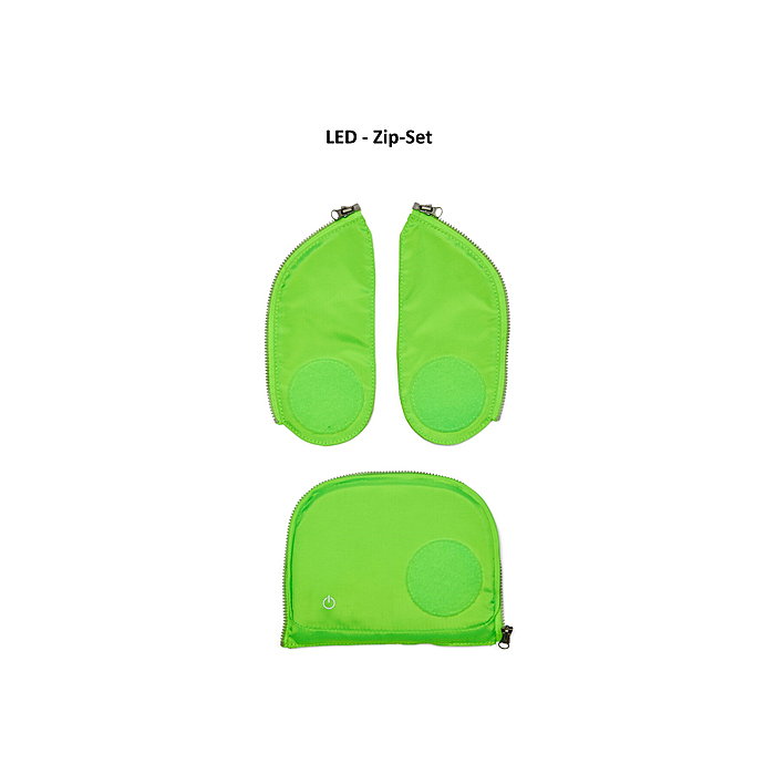 Ergobag LED Zip Set grün, pack, cubo, cubo light