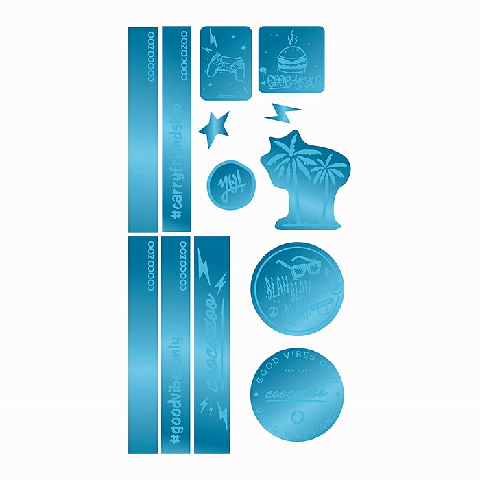 Coocazoo Reflektierendes Sticker-Set Blue Bild 2