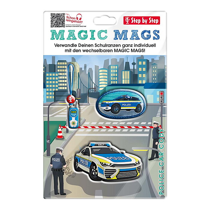 Step by Step Magic Mags Police Car Cody Bild 2