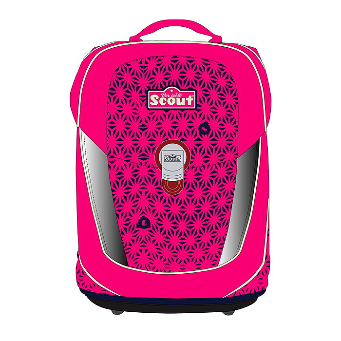 Scout Sunny II Neon Safety Pink Glow 4tlg. Schulranzenset Bild 2