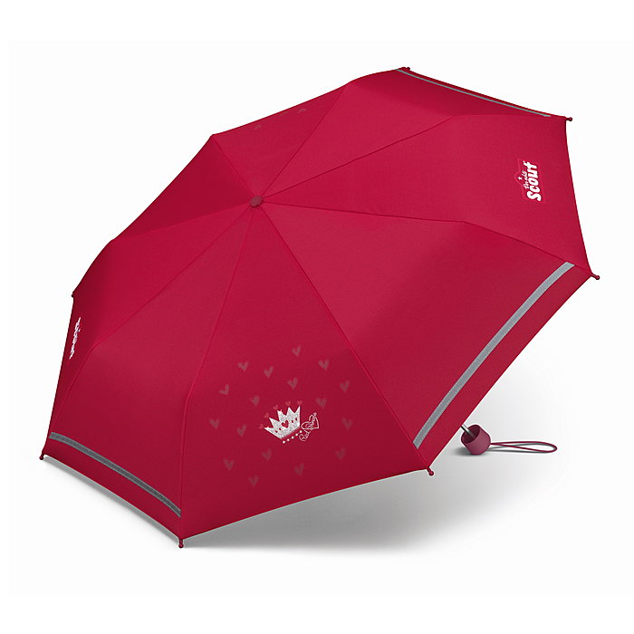 Scout Kinder-Taschen-Schirm Red Princess