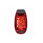 Hama LED Sicherheits Klemmleuchte rot, Klippverschluss