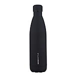 Xanadoo The Bottle Edelstahl-Trinkflasche 500ml Schwarz Rubber Haptik
