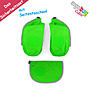 ergobag Sicherheitsset Seitentaschen Zip für ergobag Cubo, grün