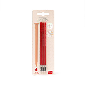 Legami Ersatzmine fr lschbaren Gelstift - Erasable Pen rot