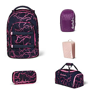 Satch Pack Pink Supreme 5tlg Schulrucksack-Set