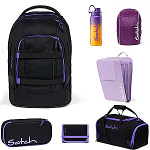 Satch Pack Purple Phantom 7tlg Schulrucksack-Set