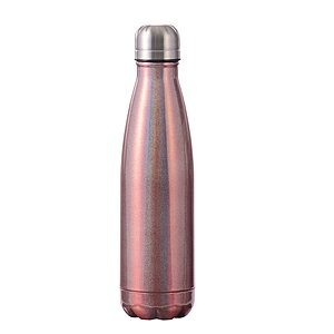 Xanadoo The Bottle Edelstahl-Trinkflasche 500ml Crystal Perlmutt Rosa