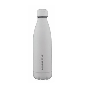 Xanadoo The Bottle Edelstahl-Trinkflasche 500ml Wei Rubber Haptik